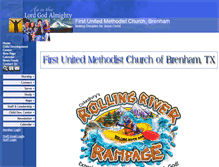 Tablet Screenshot of fumcbrenham.org